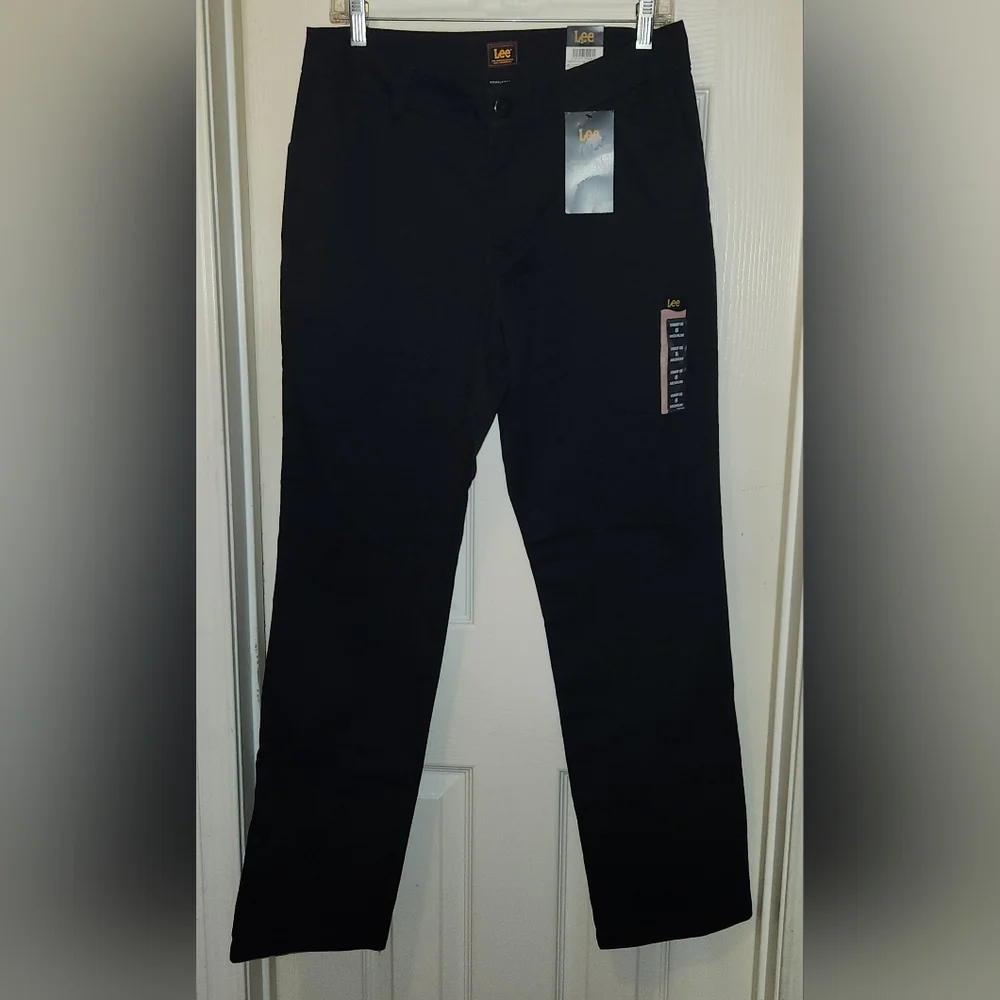 LEE Mid-Rise Straight Leg Pants